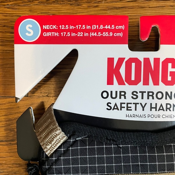 NWT KONG DOG SAFETY TAN ZIPPER POUCH HARNESS - Picture 5 of 11